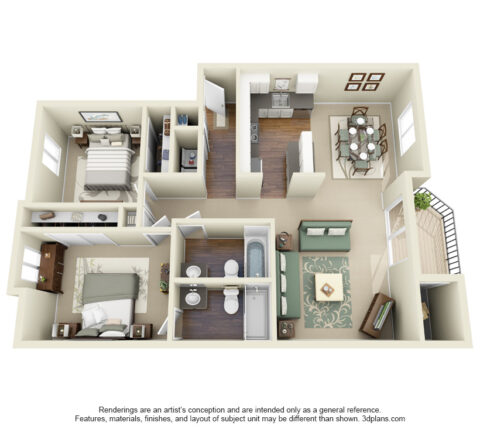 Hawthorne Floor Plan.